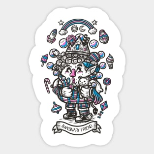 Imaginary Friend Sticker